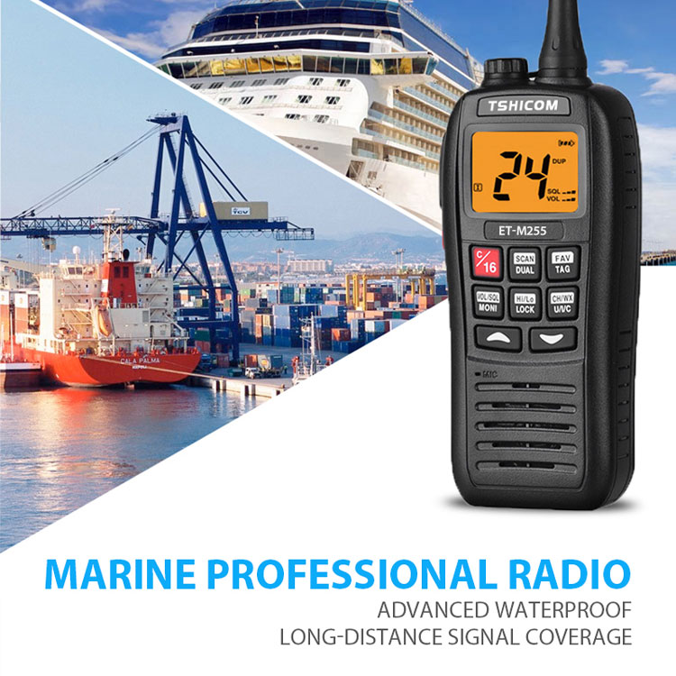 Why is it illegal to use a marine radio on land?