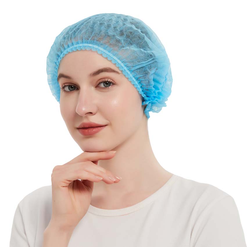 Disposable Clip Cap Disposable Hair Cap Non Woven Hair Net Bouffant Cap