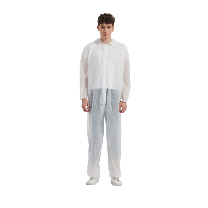 PP protective clothing non-woven fabric 40 gsm disposable coverall