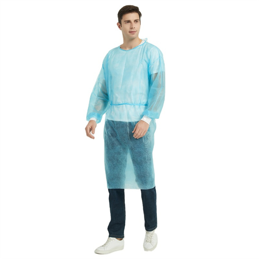 PP nonwoven custom hospital gowns disposable isolation gown