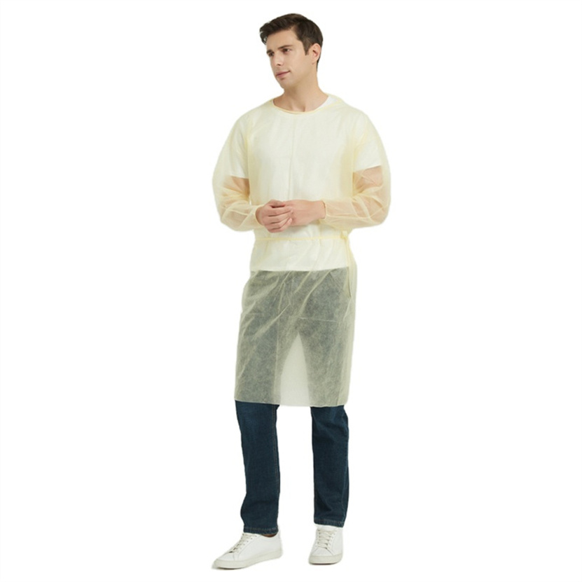 PP nonwoven custom hospital gowns disposable isolation gown