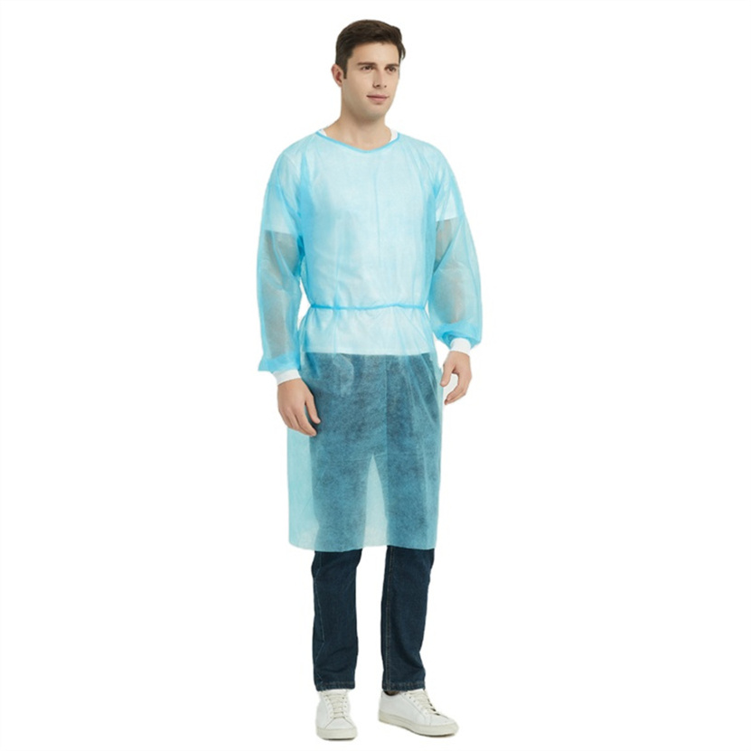 PP nonwoven custom hospital gowns disposable isolation gown