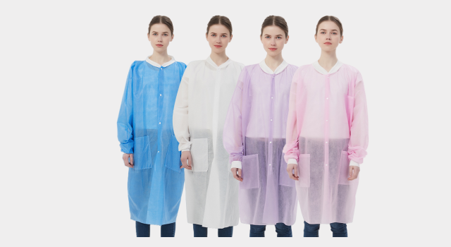 Blouse de laboratoire jetable