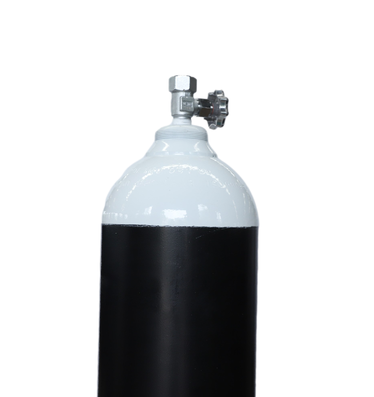 47L 150bar5.4mm High Pressure Vessel Seamless Steel Argon Gas Cylinder
