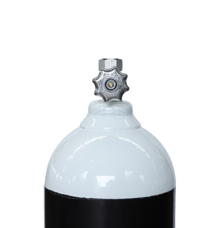 47L 150bar5.4mm High Pressure Vessel Seamless Steel Argon Gas Cylinder