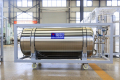 500L Horizontal Type Cryogenic N2O Dewar Liquid CO2 Cryogenic Tank