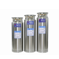 Dewar 175L 1.4Mpa Vertical Liquid Oxygen Nitrogen Cryogenic Gas Cylinder