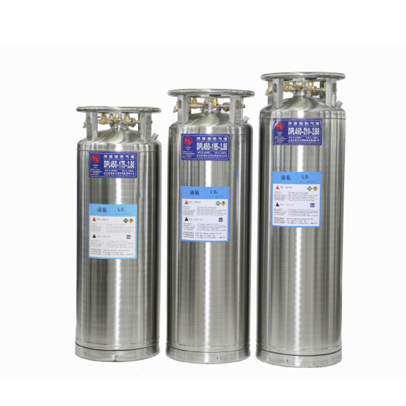 YA ব্র্যান্ড 210L 2.88MPa ক্রায়োজেনিক দেওয়ার তরল CO2 N2O ক্রায়োজেনিক ট্যাঙ্ক