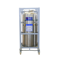 Horizontal Type Cryogenic YA 450L Liquid Argon N2 Dewar Container