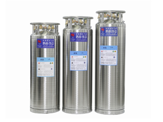 YA ব্র্যান্ড 210L 2.3MPa দেওয়ার লিকুইড নাইট্রোজেন ক্রায়োজেনিক সিলিন্ডার