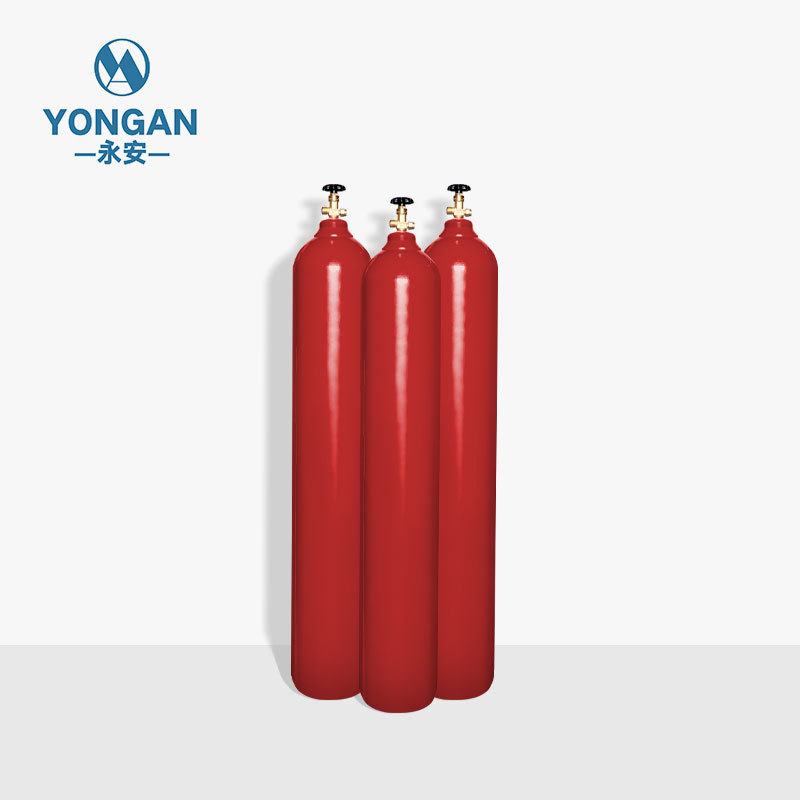 229MM 20-55L ISO Tped High Pressure Vessel Seamless Steel Mixed Gas Cylinder