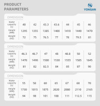 229MM 20-70L ISO Tped High Pressure Vessel Seamless Steel Mixed Gas Cylinder