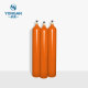 232MM 38-52L ISO Tped High Pressure Vessel Seamless Steel Mixed Gas Cylinder