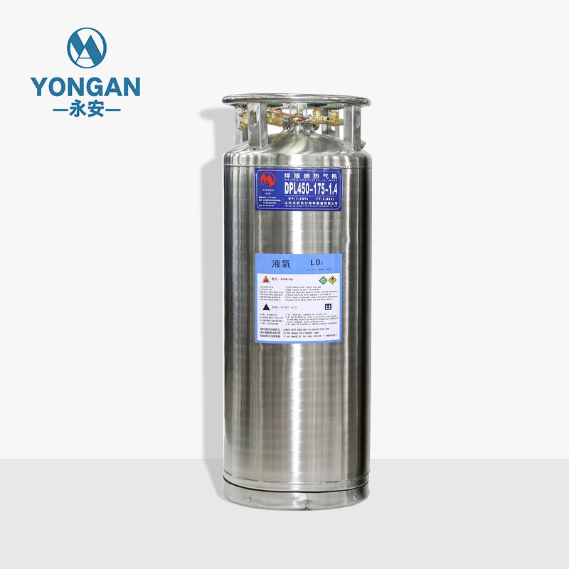 Rezervor criogenic vertical cu azot criogenic Dewar cu azot lichid de 500L 700MM