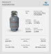 23.9L 10KG Refillable Empty LPG Gas Cylinder