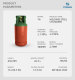 26.5L 12.5KG Refillable Empty LPG Gas Cylinder