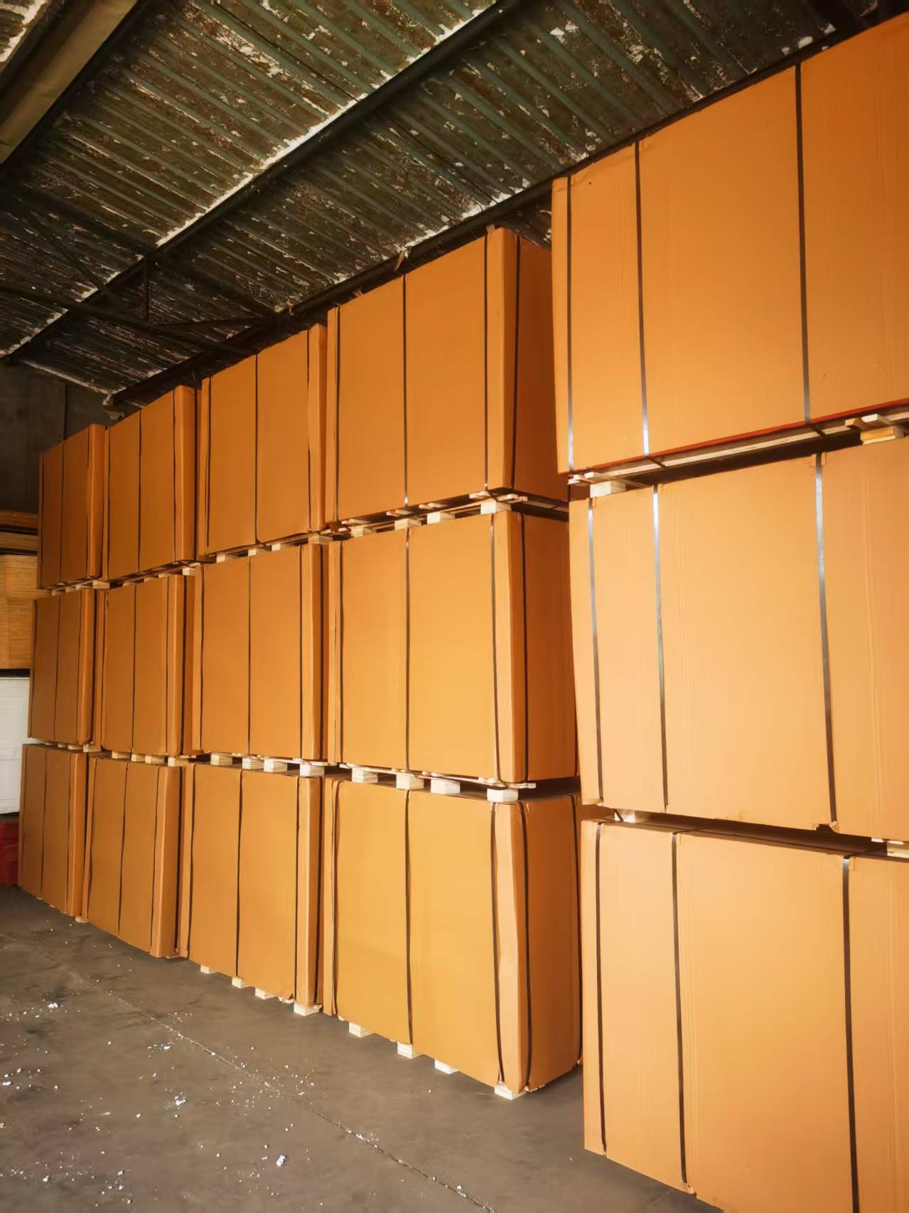 Finished plywood warehouse