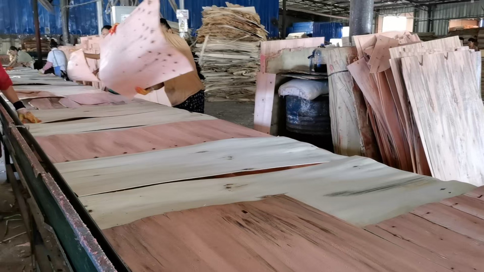 Plywood production line