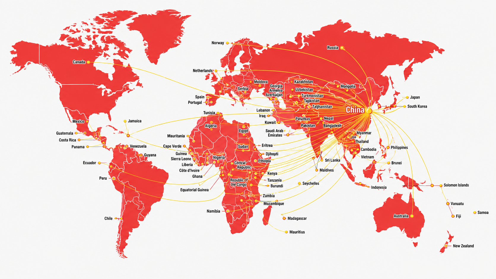 Global export market map of Dezhou Jiahe Wood Industry