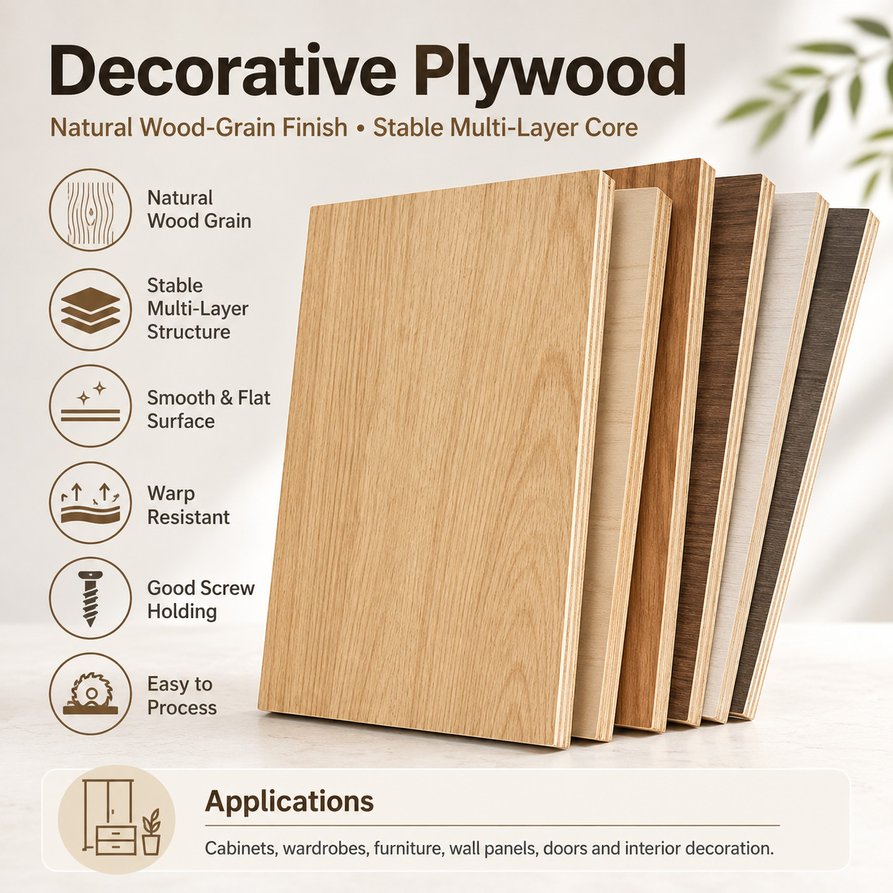 Decorative Plywood / Veneered Plywood