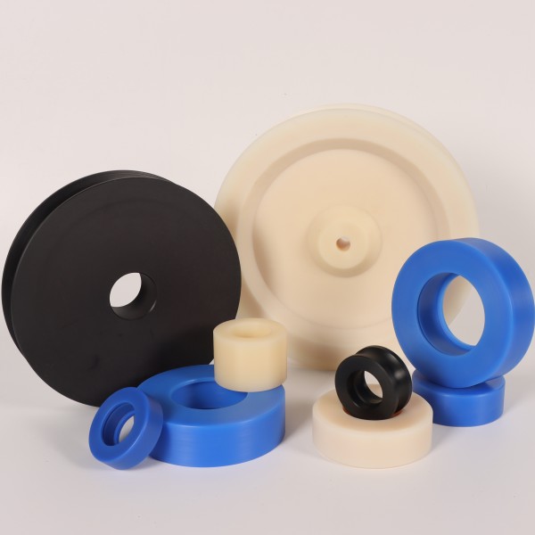 PE 1000 Plastic UHMWPE Machining Pulley For Sale