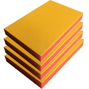 Tekstur Kulit Jingga Lembaran HDPE Warna Ganda Untuk Peralatan Taman Permainan