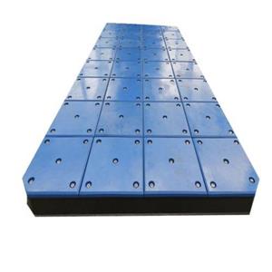 Yellow Uhmwpe Dock Buffers Bumper Pad