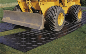 Polyethylene ground protection mats