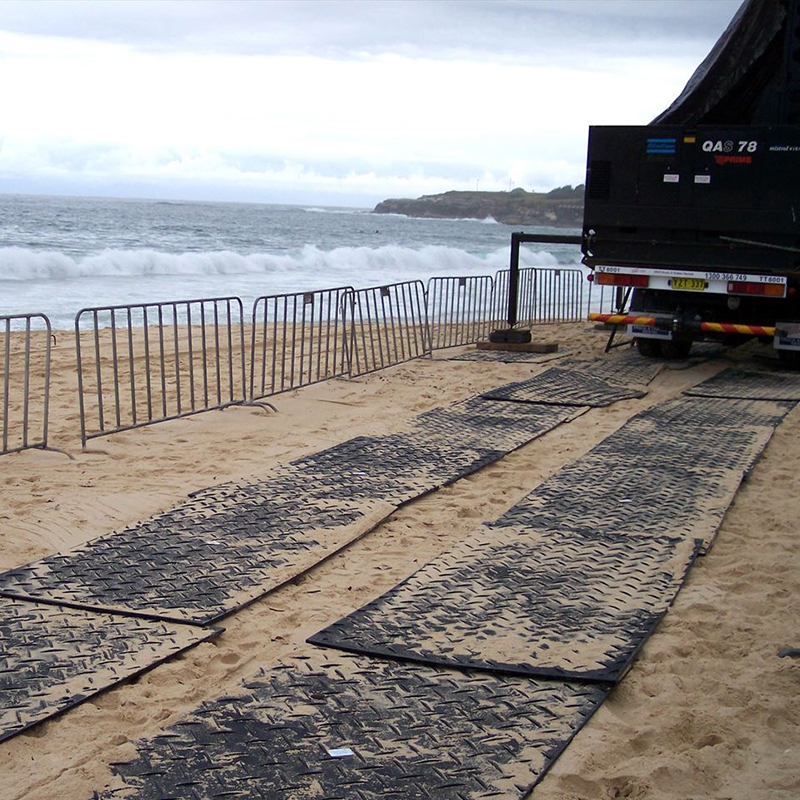 Manufacturer of polyethylene paving pad/anti slip, wear-resistant, and compressive road substrate/polymer composite protective pad