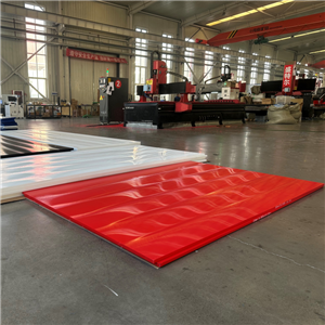 1.22*2.44m Papan Uhmwpe Pe1000 Plat Plastik Potongan Tersuai dan Bahan Uhmwpe Teracu