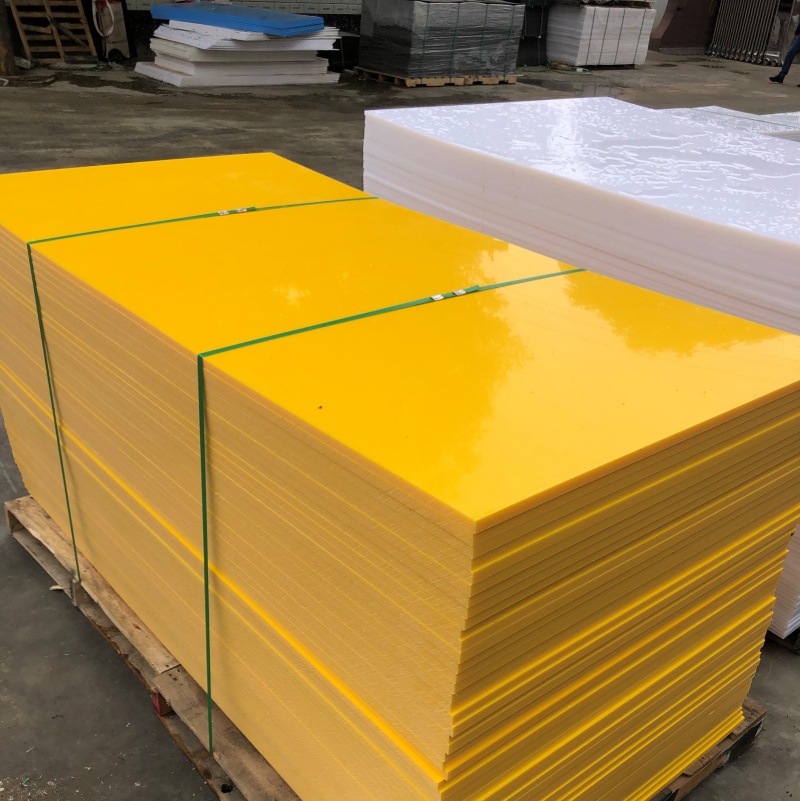 Yellow Marine Grade FQ1000 HDPE And UHMWPE Sheets