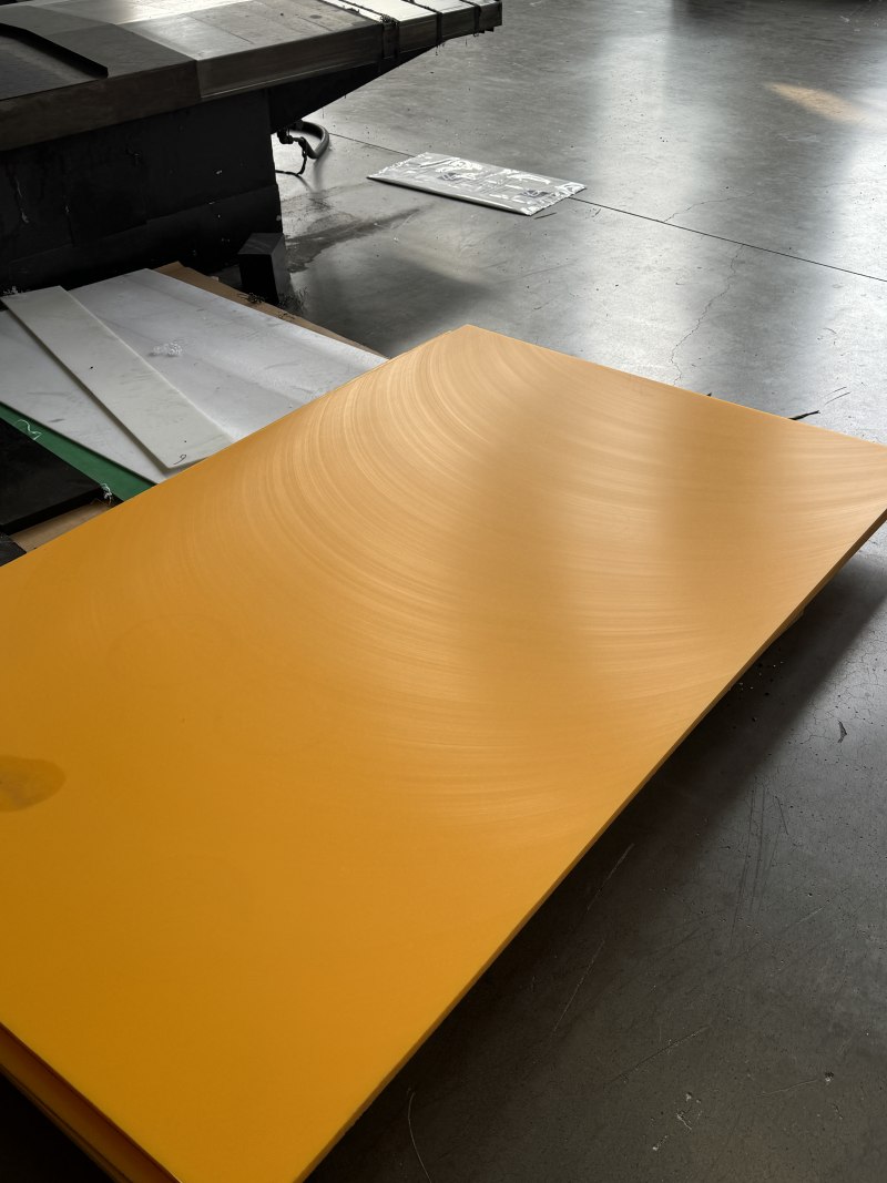 Yellow Marine Grade FQ1000 HDPE And UHMWPE Sheets