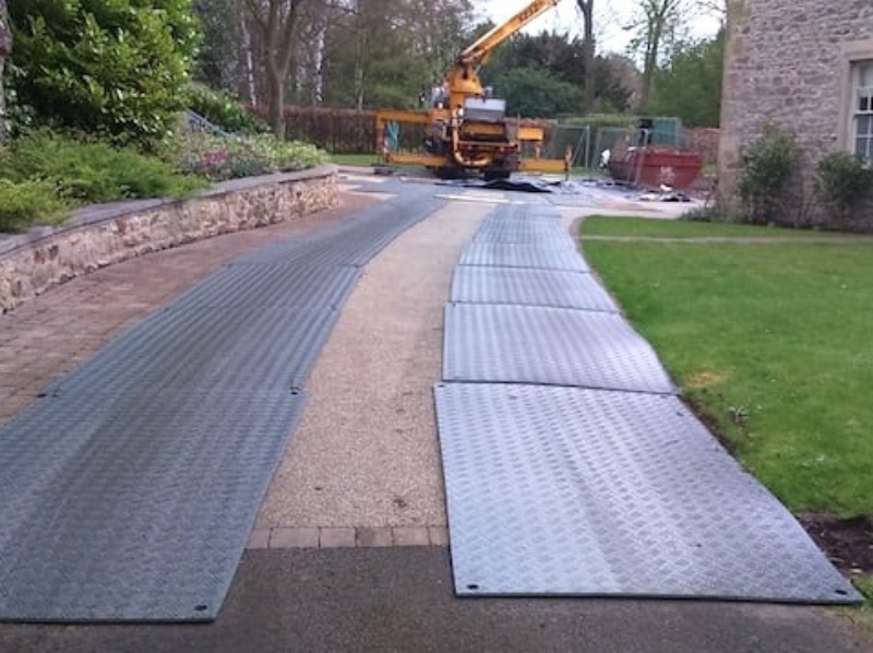 PE Heavy Duty Temporary Ground Protection Road Access Mat