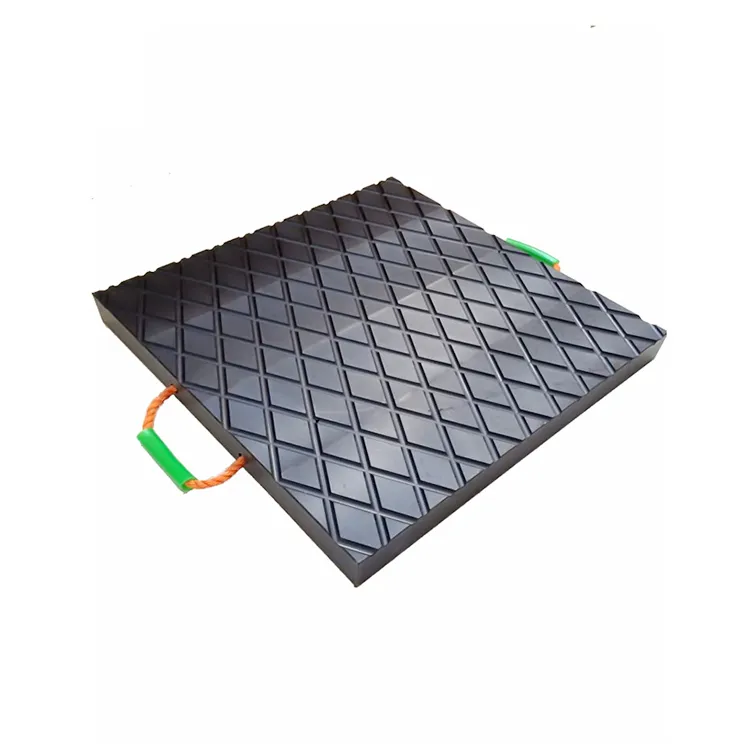 Customized Round Blocks Mobile Crane Outrigger Crane Pads Concrete Pump Outrigger Pads Made From UHMWPE