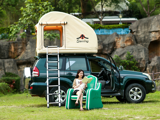 New inflatable outdoor camping chair and table