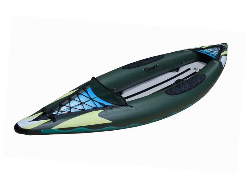 Light Weight Inflatable Single Kayak With Drop Stitch Floor