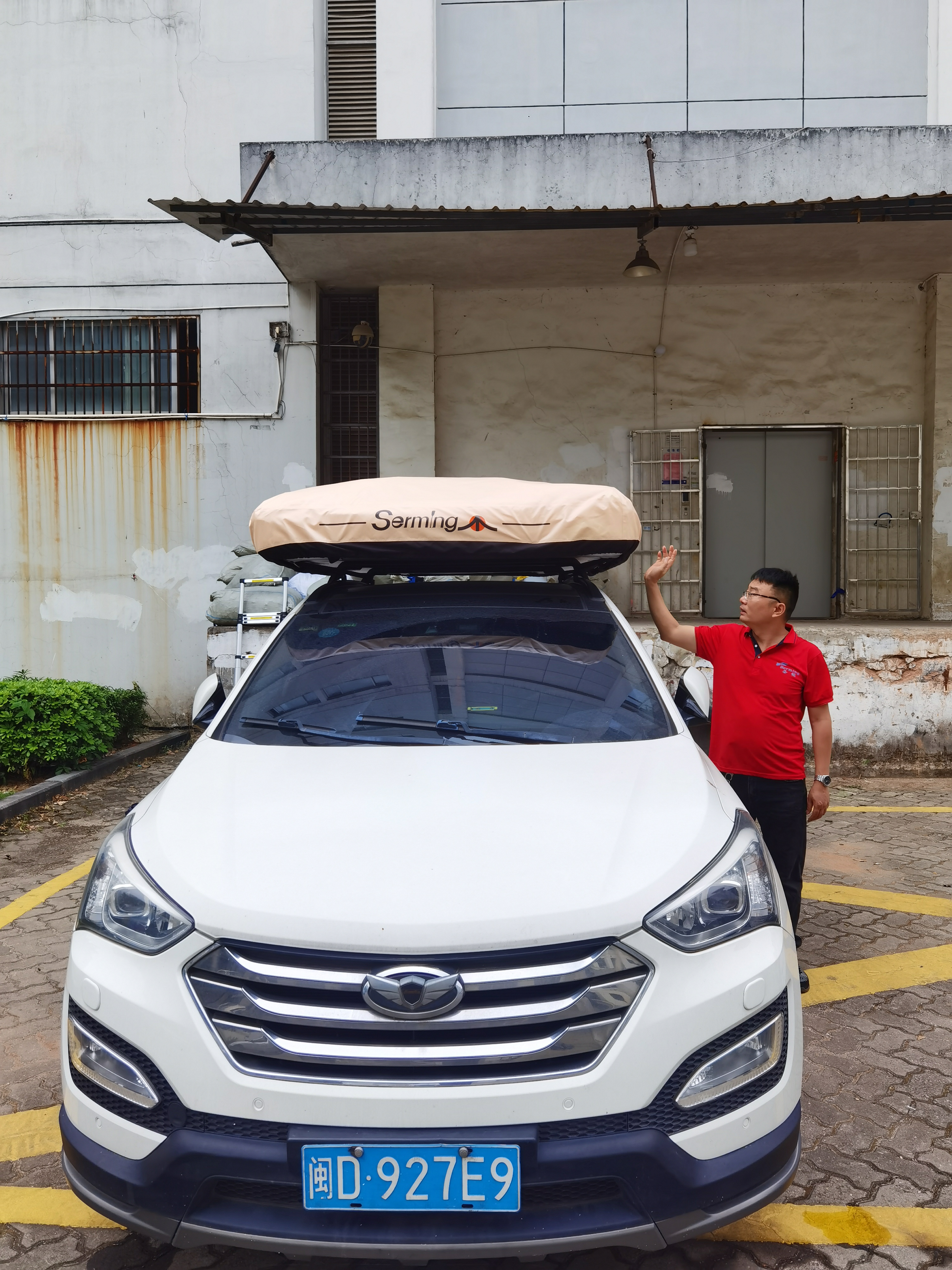 Tenda Atap Mobil Glamping Tenda Pancing Tiup Untuk Berkemah Di Luar Ruangan