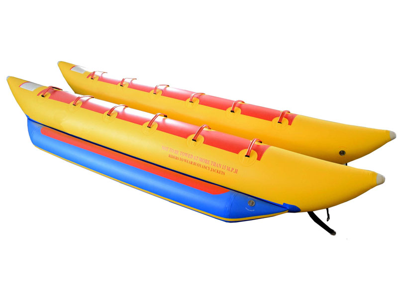 Towable And Stable Double Tube Banana Boat Shuttle Bus