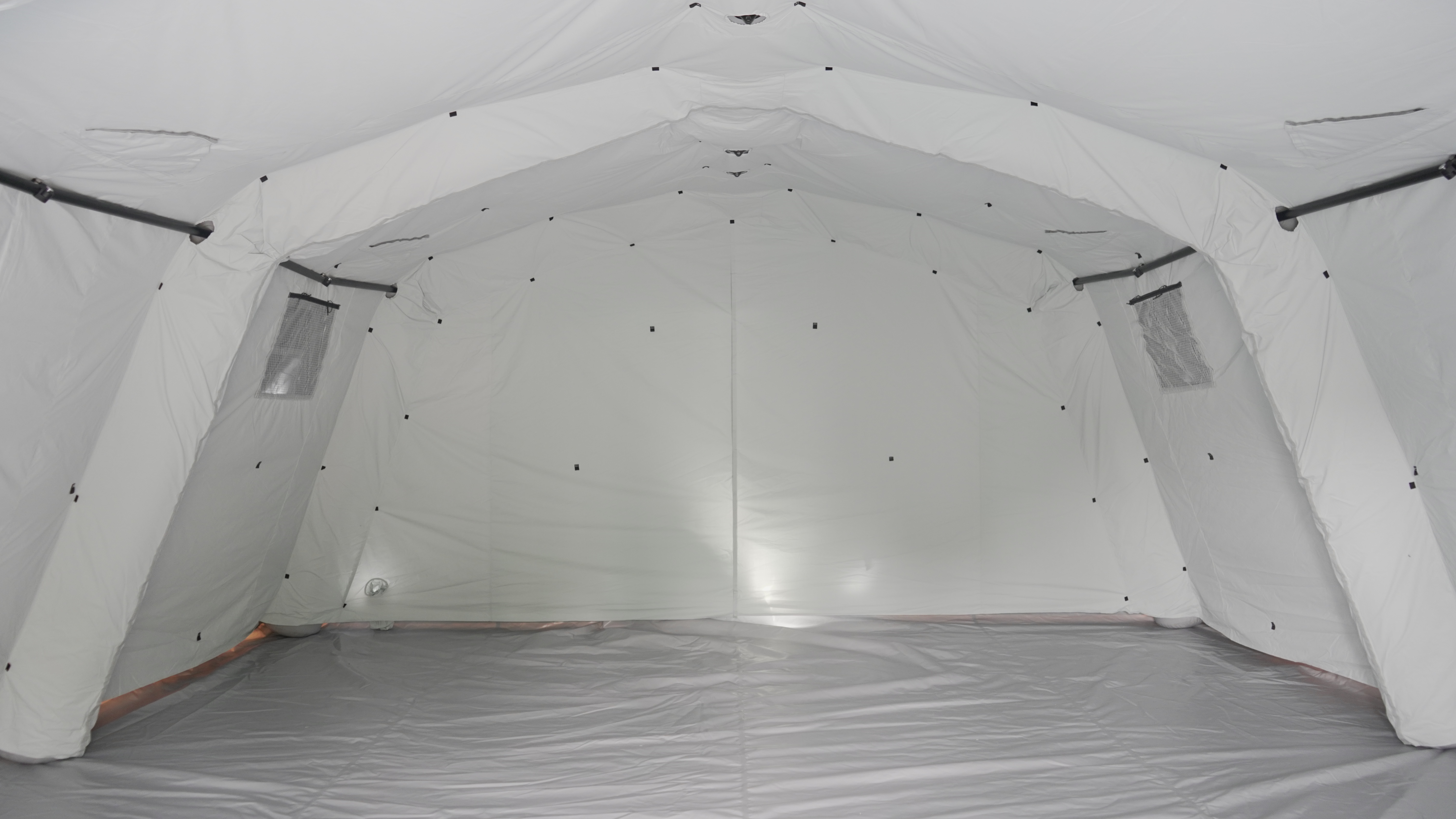 Medical, military Unlimited splice inflatable tent