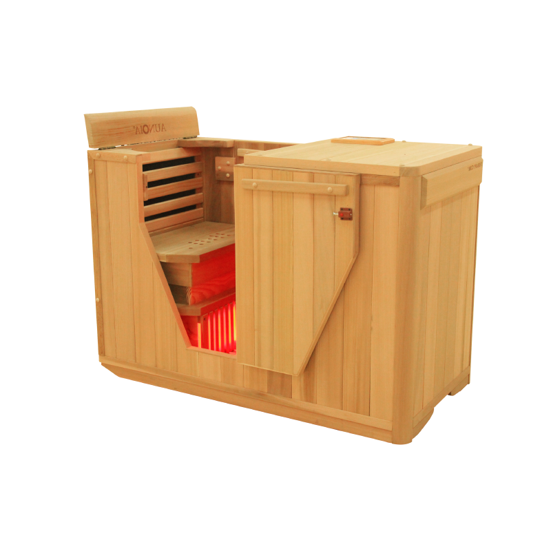 Massageador de vibração sônica de meia casa de madeira