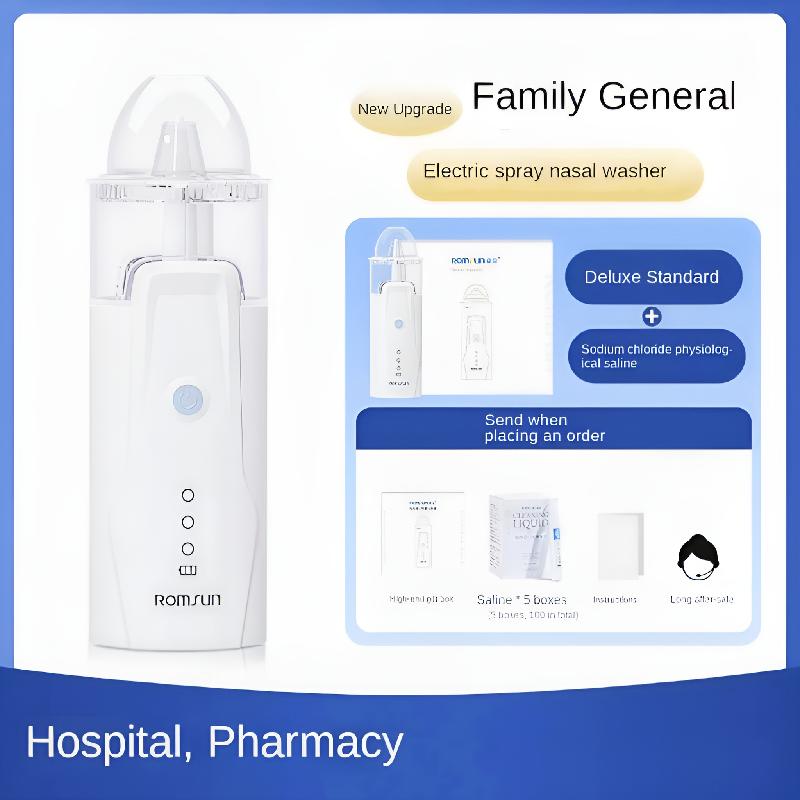 Factory Customized Nasal Washer Nose Irrigator Manual Nose Cleaner 300ml Nasal Wash Bottle at Home and Travel