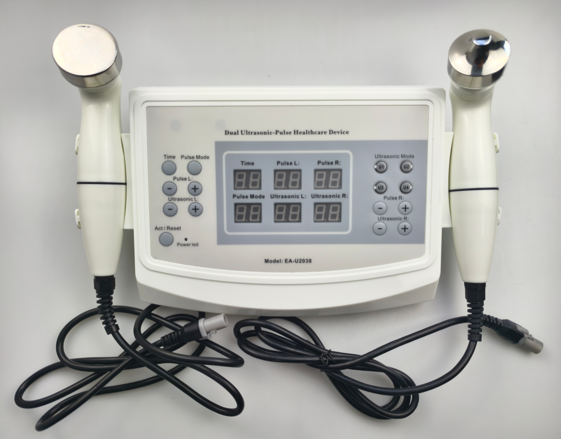 JER EA-U2038 Exclusive New Ultrasound Pulse Circuit Therapy 1MHZ/3MHZ Scraping Solution Import and Export Pain Relief Beauty