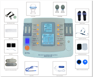 New Product 2026 EA-VF38 8 Channels Music EMS/TENS Muscle Stimulator Physical Therapy Equipment