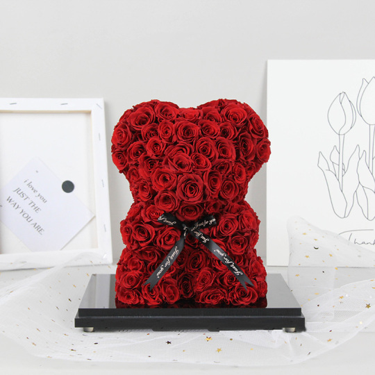 Bunga Abadi Beruang Cantik Mawar Terpelihara