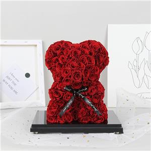 Preserved Rose Lovely Bear Immortal Flower