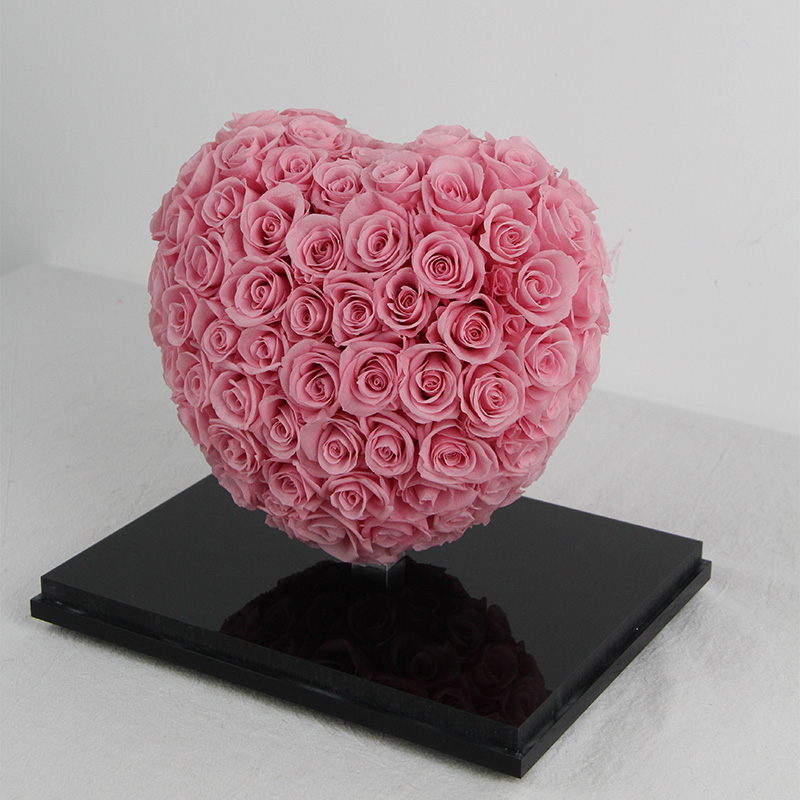 romantic preserved rose heart