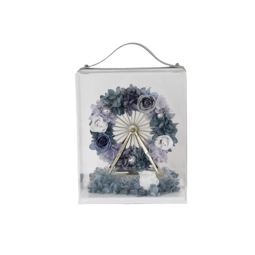 Kotak Mudah Alih Roda Ferris Bunga Terpelihara