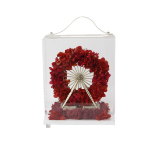 Fiori stabilizzati Ruota panoramica in scatola portatile Rossa