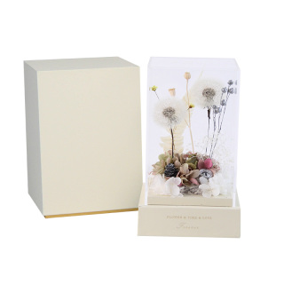 Confezione regalo in acrilico Dente di leone stabilizzato