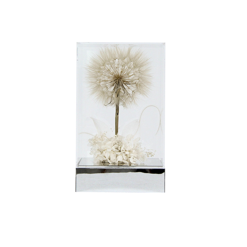 acrylic box preserved flower